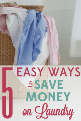 You might be wasting money on laundry without even realizing it. Check out these 5 easy ways to save money every time you do laundry.