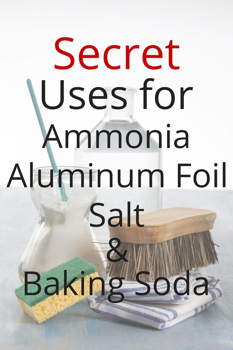 Secret Uses for Ammonia, Foil, Salt, and Baking Soda