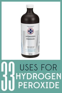 Hydrogen peroxide does more than clean wounds. These 33 uses for hydrogen peroxide will have you reaching for that brown bottle all the time!