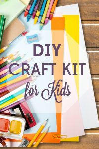 Craft kits are convenient, but the mark-up is crazy! Follow our guide for a DIY craft kit that will have your kids creating for hours.