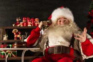 Score a free personalized phone call from Santa! Via Shutterstock. 