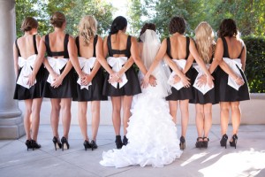 Could you afford to be a bridesmaid? Via Shutterstock. 