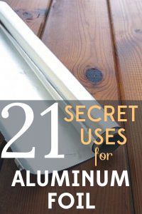 Is aluminum foil living up to its full potential in your home? You could be saving money with these 21 secret uses for foil.