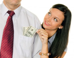Should parents pay off children's debt? Via Shutterstock. 