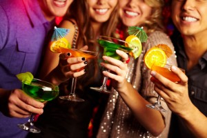 Throw a fun and frugal cocktail party today! Via Shutterstock. 