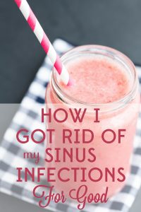 How anti-oxidant shakes got rid of my sinus infections, plus three recipes for anti inflammatory shakes that will save you more than $1,000 a year.