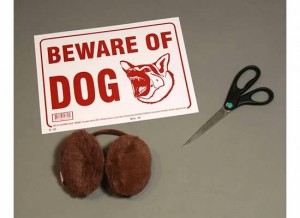 Beware of Dog Costume materials