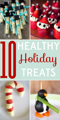 It's December: are your pants already feeling tight? These 10 healthy holiday treats will please both kids and kids alike!