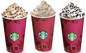 Score B1G1 FREE holiday drinks at Starbucks today! 