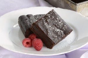 Rich, chocolate gluten-free dessert