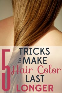 Salon hair color is so expensive! You'll want to try these 5 tricks to stretch your dollars and make that hair color last longer than ever!