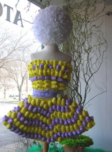 Peeps dress via I Love to Sew