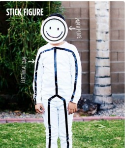 Stick figure costume