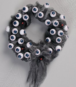 Eyeball wreath from Best Halloween Store