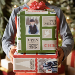 Snag FREE personalized gift wrap from Shutterfly today! 