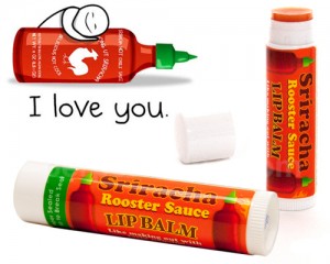 Sriracha lip balm