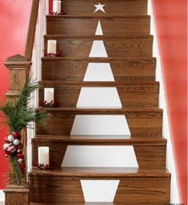 Christmas tree stairs