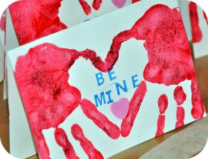 Handprint Valentine
