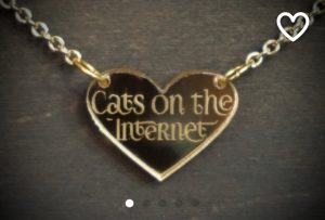 Cats on the Internet necklace