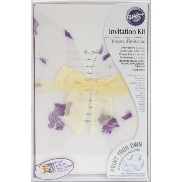 Wilton Wedding Invitation Kits starting at only 11.99!
