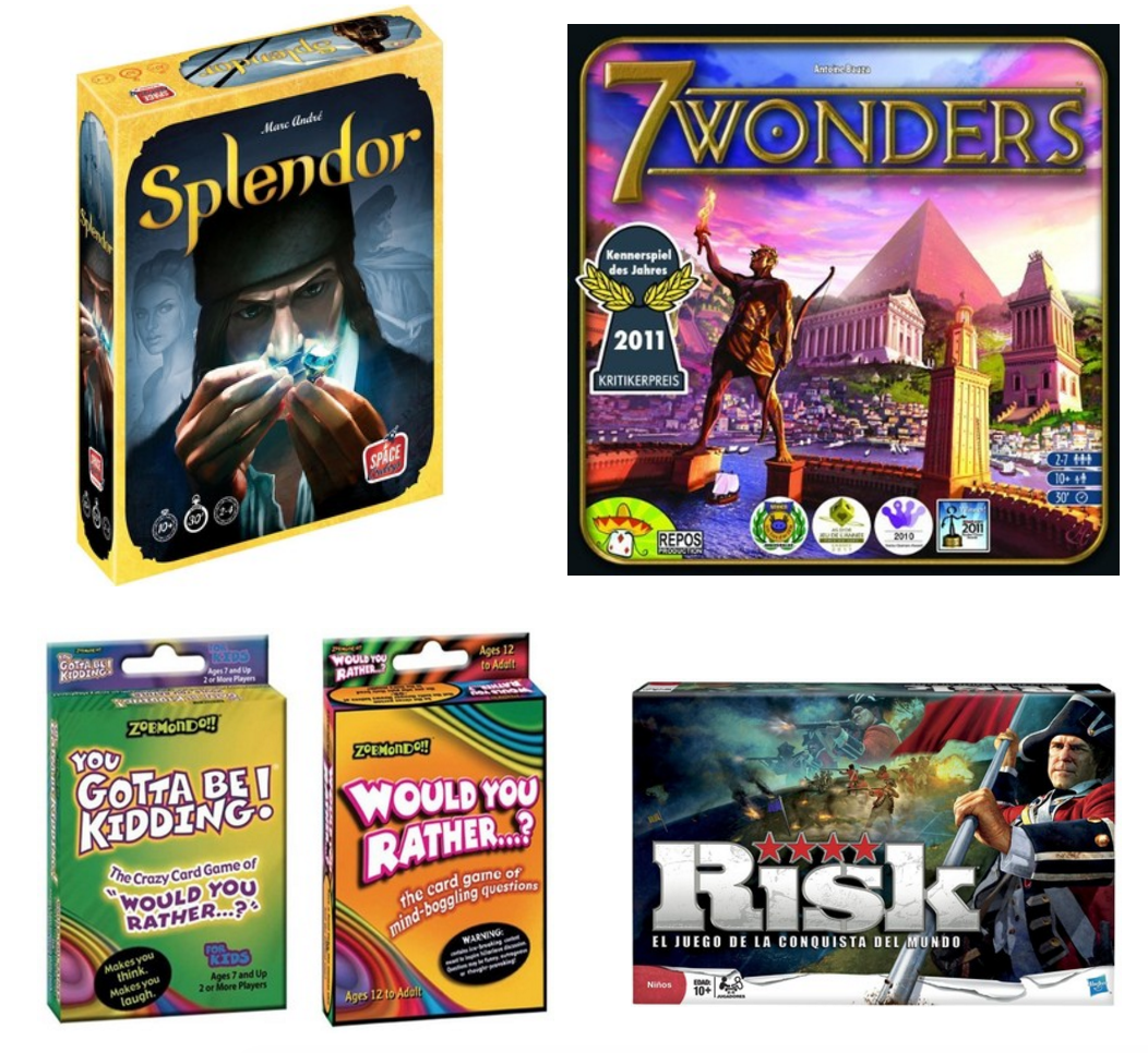 40 Off Top Rated Strategy Board Games (Splendor, Risk & More!)