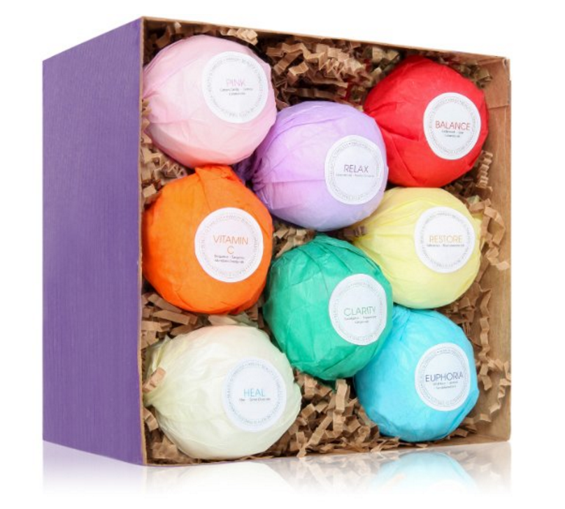 Highly Rated 8 Ultra Lush Bath Bomb Gift Set Only 21.49 (Reg. 65.99!)