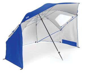 The Sport-Brella Umbrella is everything this soccer mom could ever dream of. It's lightweight, easy to set up, and provides terrific shade.
