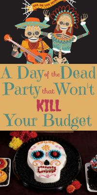 You can throw a spectacular Day of the Dead party without killing your budget! Check out our bargain Day of the Dead finds. 