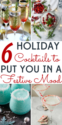 Don't get stuck in a rum & eggnog rut! We've got 6 Christmas cocktails that will put you in the holiday spirit!