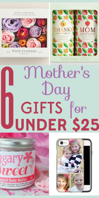 You want to make your mom happy, but you don't want to break the bank! We've got 6 Mother's Day gifts she'll love for under $25!