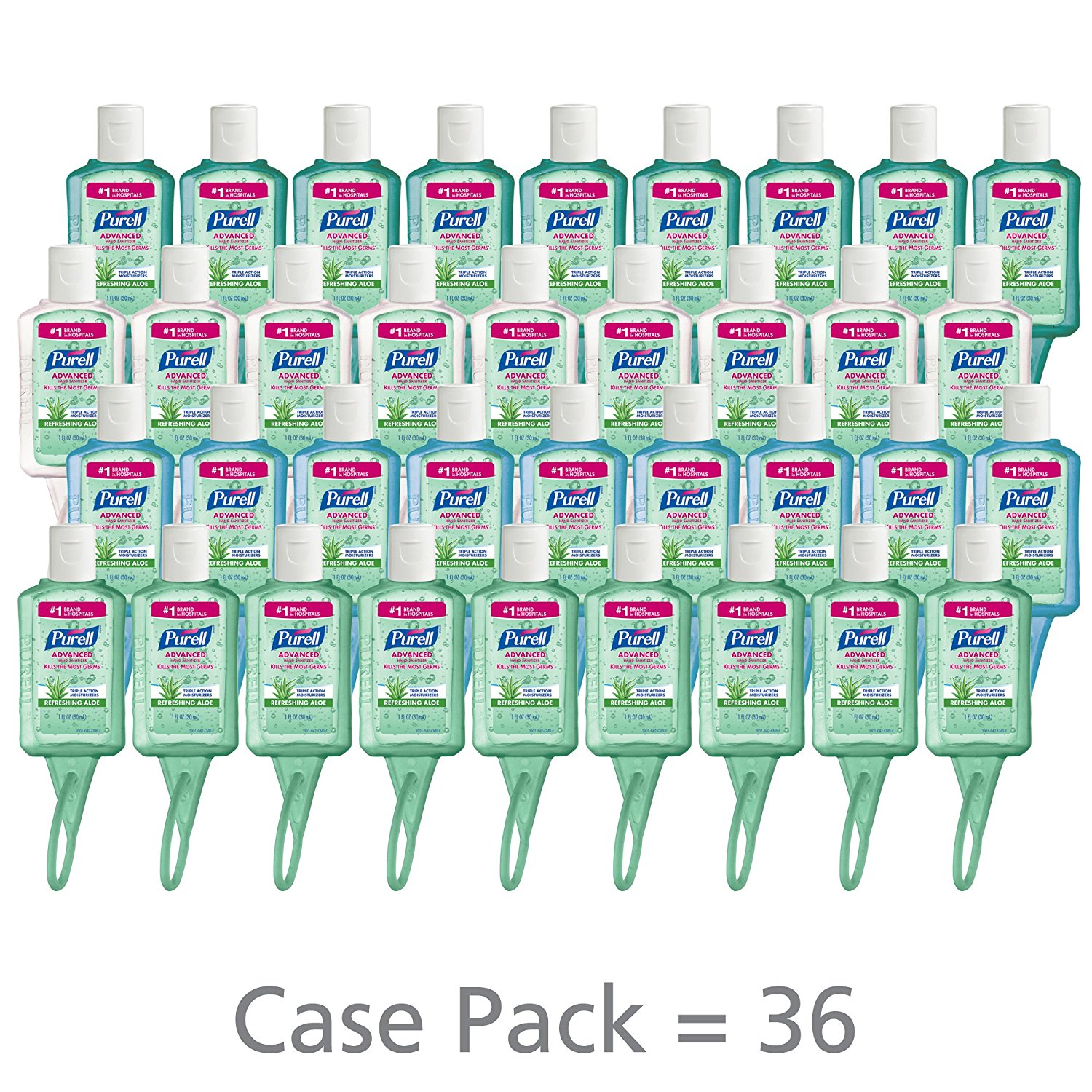 Purell Advanced Hand Sanitizer, Travel Sized Jelly Wrap Bottles (Pack