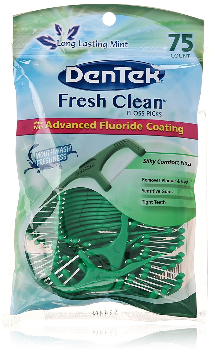 DenTek Fresh Clean Floss Pick, 75 Count 1.99
