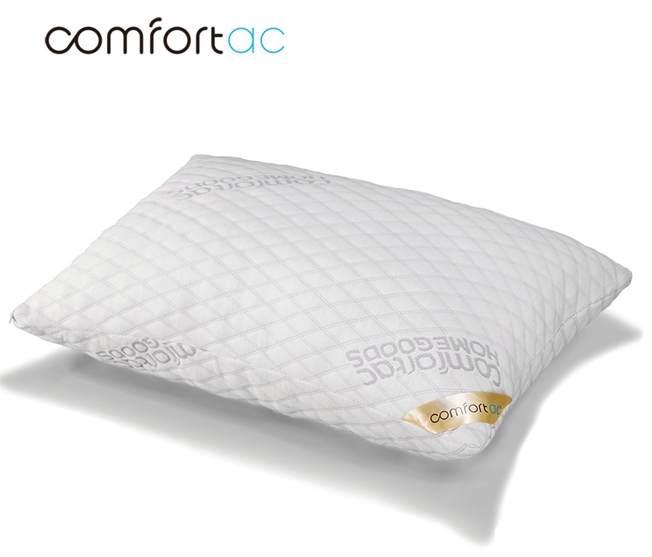 Shredded Memory Foam Pillow by Comfortac - Firm & Comfortable Optimum 