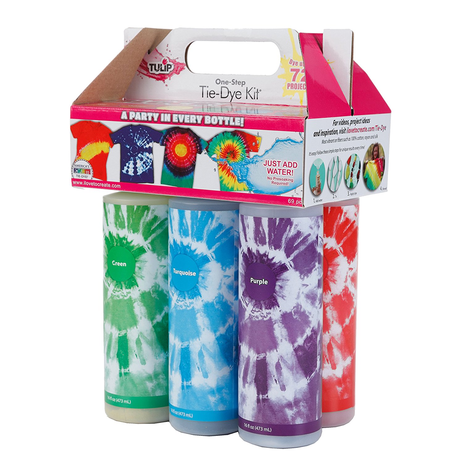 Tulip XLarge Block Party Tie Dye Kit 16oz Only 20.68!