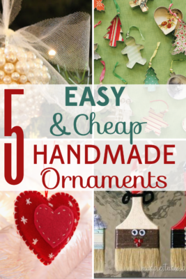 These handmade ornaments create a personalized touch, make great gifts, and are fu  projects to get you in the holiday season!