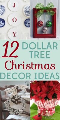 Bring in the holiday spirit with these cheap and easy Dollar Tree Christmas decor ideas! No one will ever guess how little you spent!