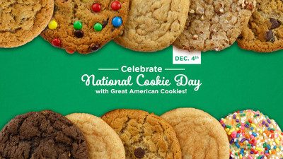 Free Cookie at Great American Cookies on Dec. 4. (PRNewsfoto/Great American Cookies)