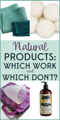 Do natural products actually work? My crunchy product experiments show you which are worth using and which are a waste of money.