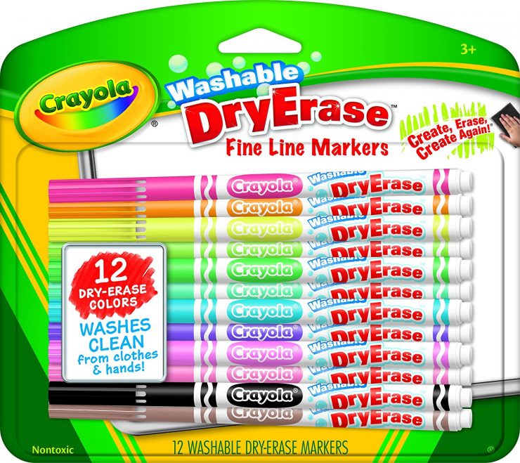 Crayola Washable DryErase Markers, 12 Count 4.41