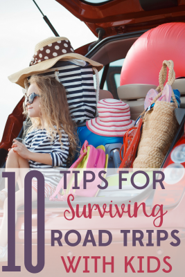 Are you ready to hit the road? Have your best road trip ever when you use these 10 tips for surviving road trips with kids!