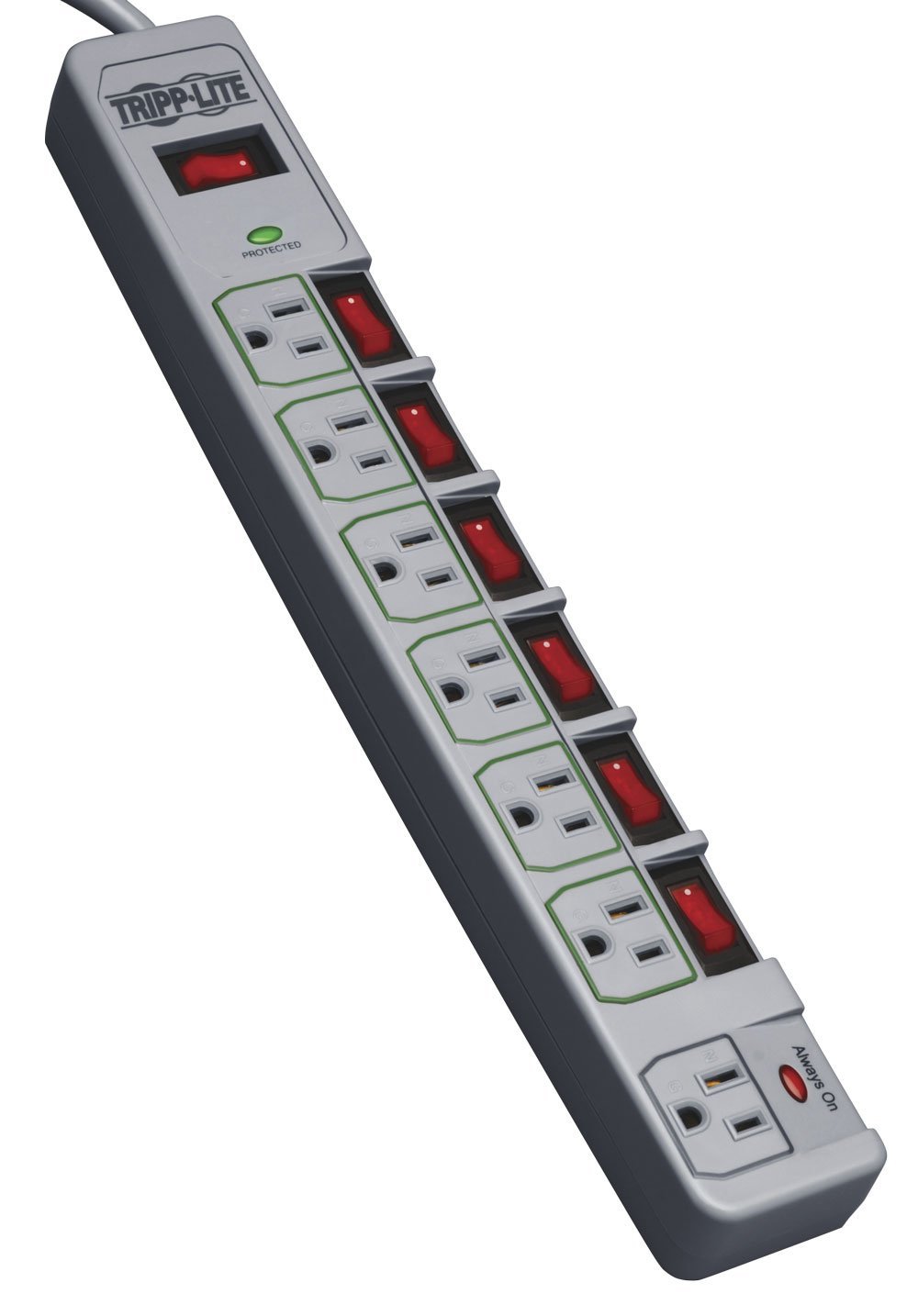 Tripp Lite Outlet Individually Controlled Surge Protector Power