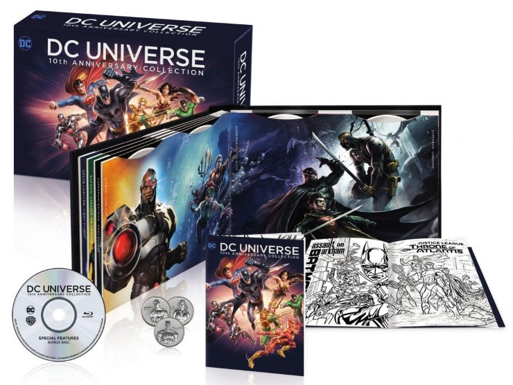 dc universe 10th anniversary collection movie list