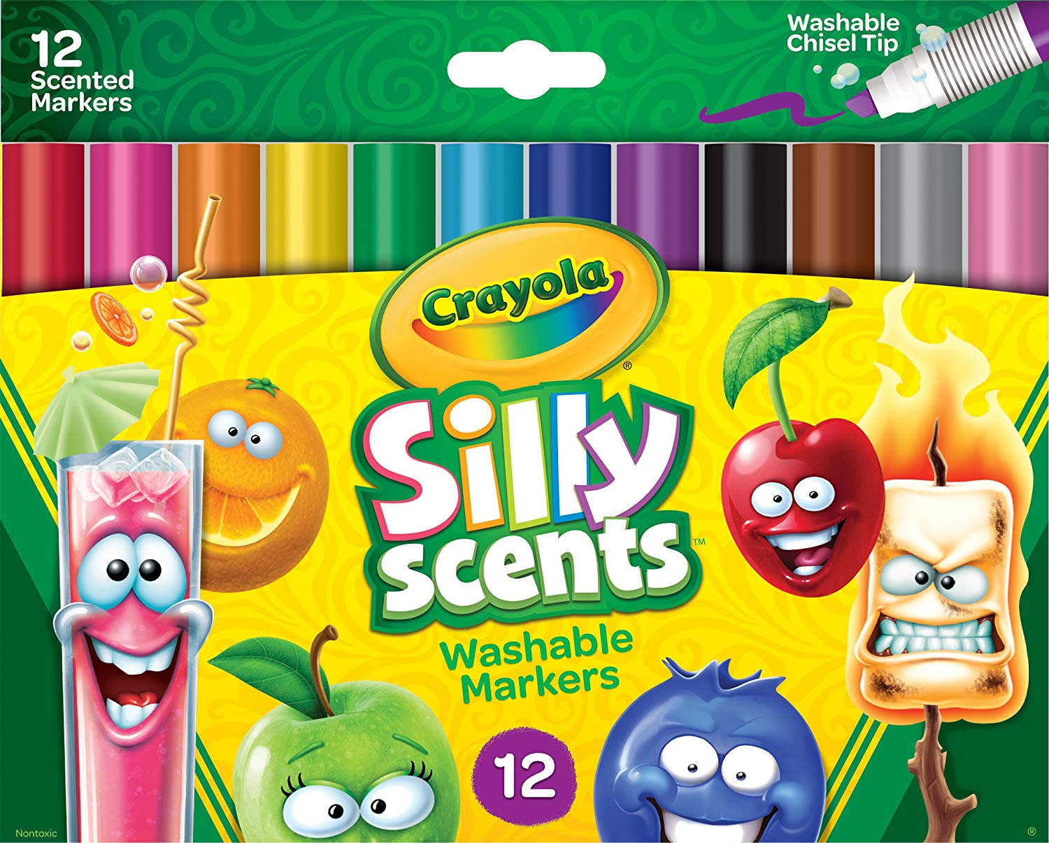 Crayola Silly Scents, Washable Scented Markers, 12 Ct 3.99