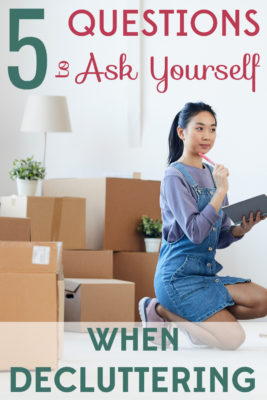 Not everything can spark joy! These five questions will help you decide what to keep and what to toss when you're decluttering.