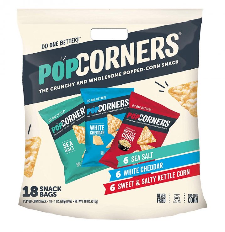 Popcorners Gluten Free Chips Snack Packs Variety Pack Only