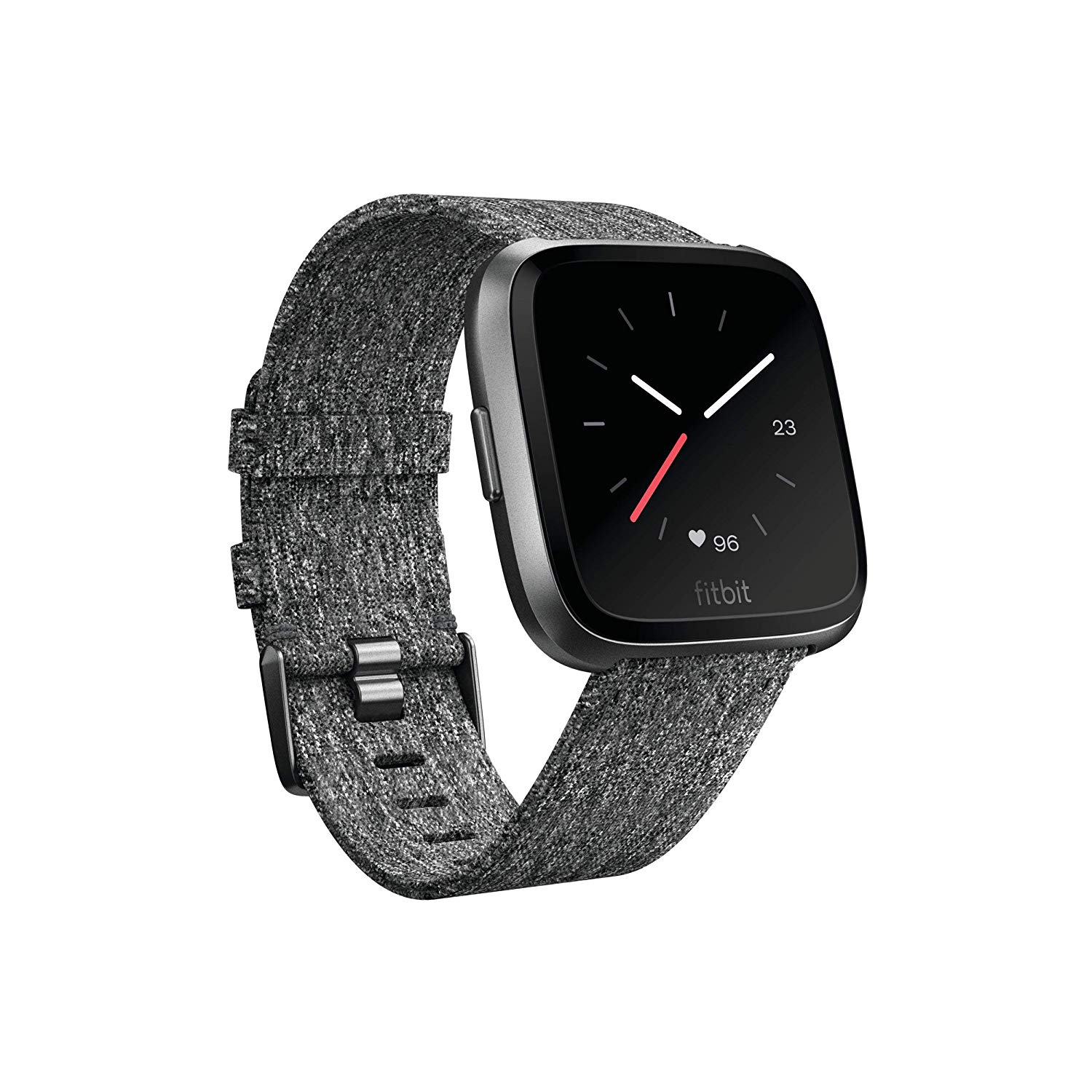 Fitbit Versa Special Edition Smart Watch Charcoal Woven One Size S