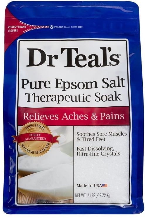 Dr Teal's Therapeutic Solutions Pure Epsom Salt Soaking Solution 6 Lb ...