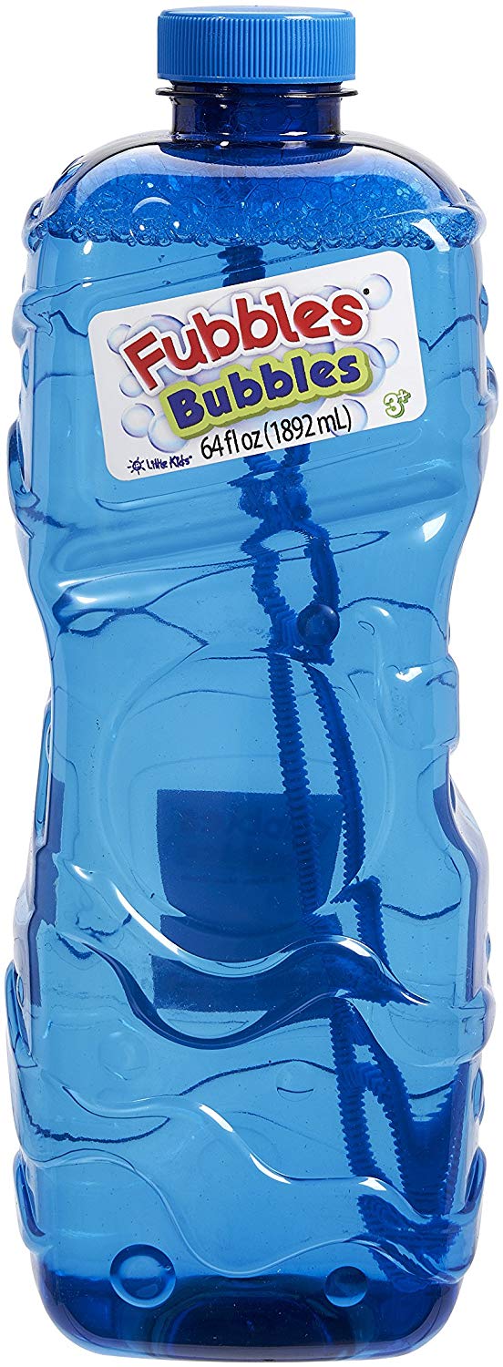 Little Kids Fubbles Premium Long Lasting Bubble Solution, Assorted
