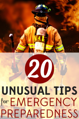 Emergency preparedness involves a lot that you probably haven't thought of. Follow these 20 unusual tips to prepare for any emergency.