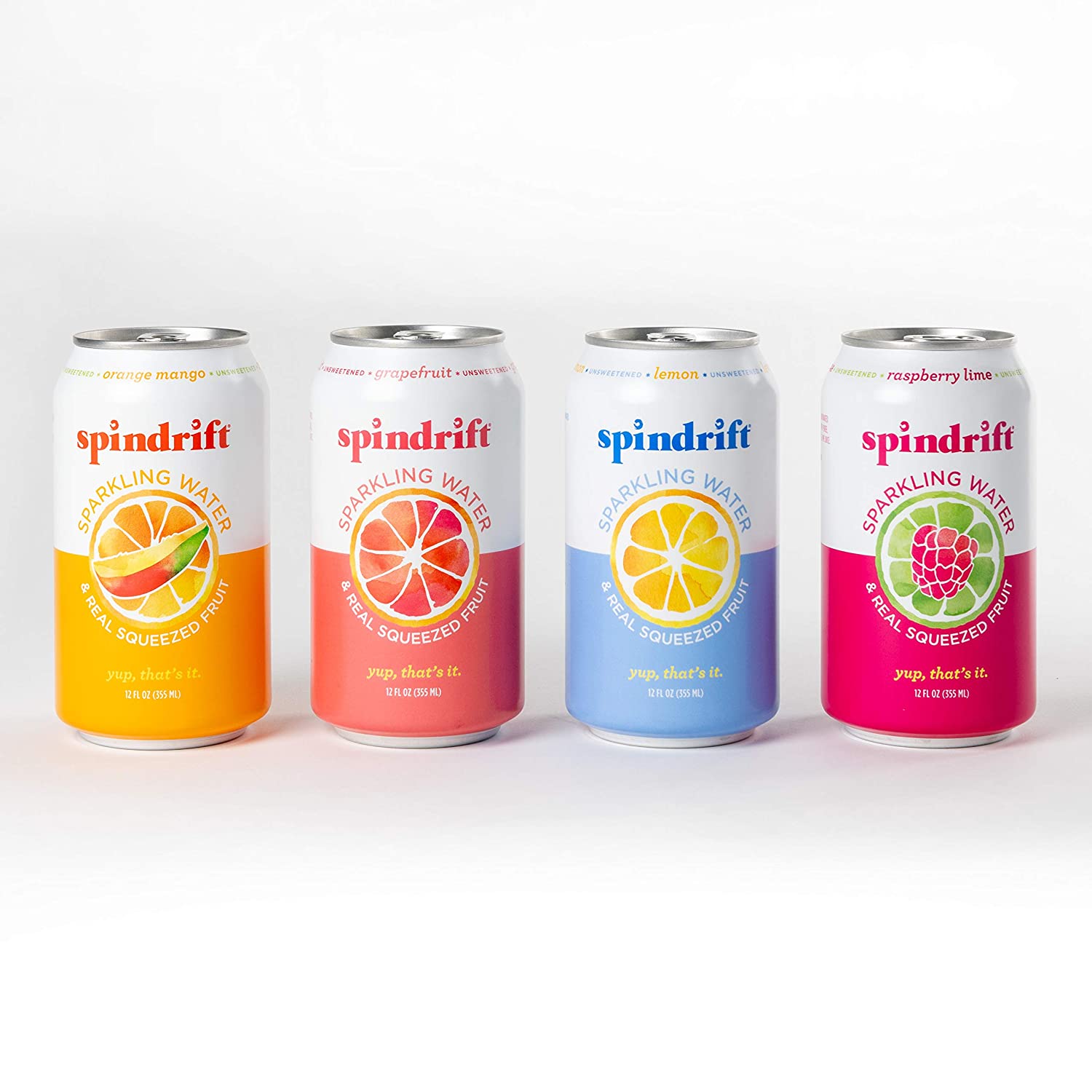 Spindrift Sparkling Water, 4 Flavor Variety Pack, 20 Ct Only 10.98